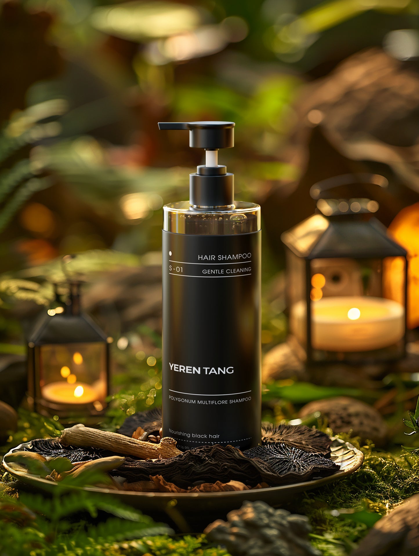 Yerentang White to Black Shampoo