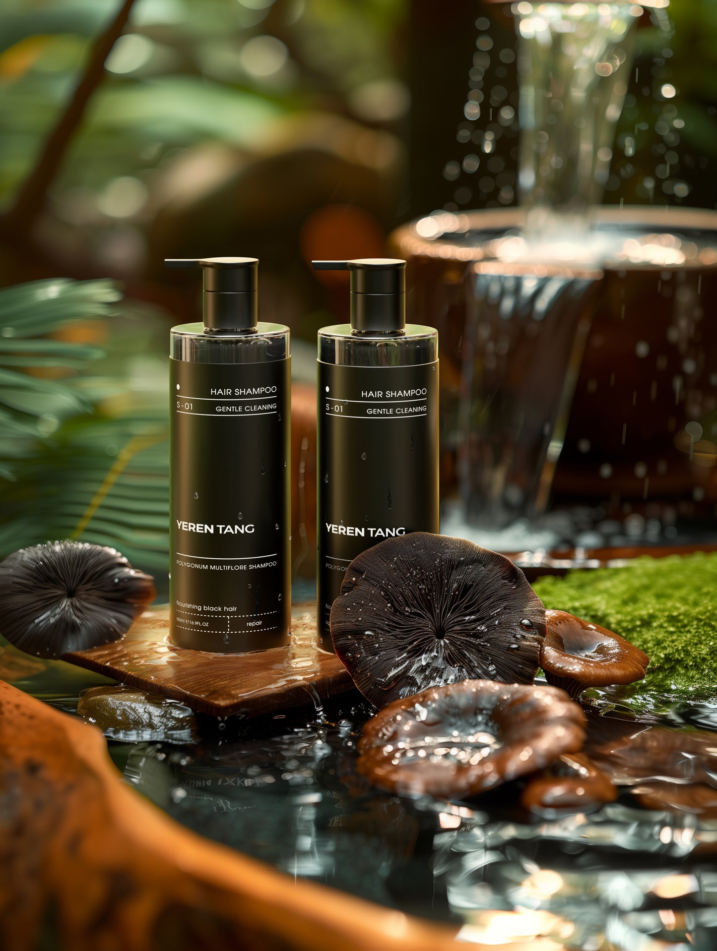 Yerentang White to Black Shampoo