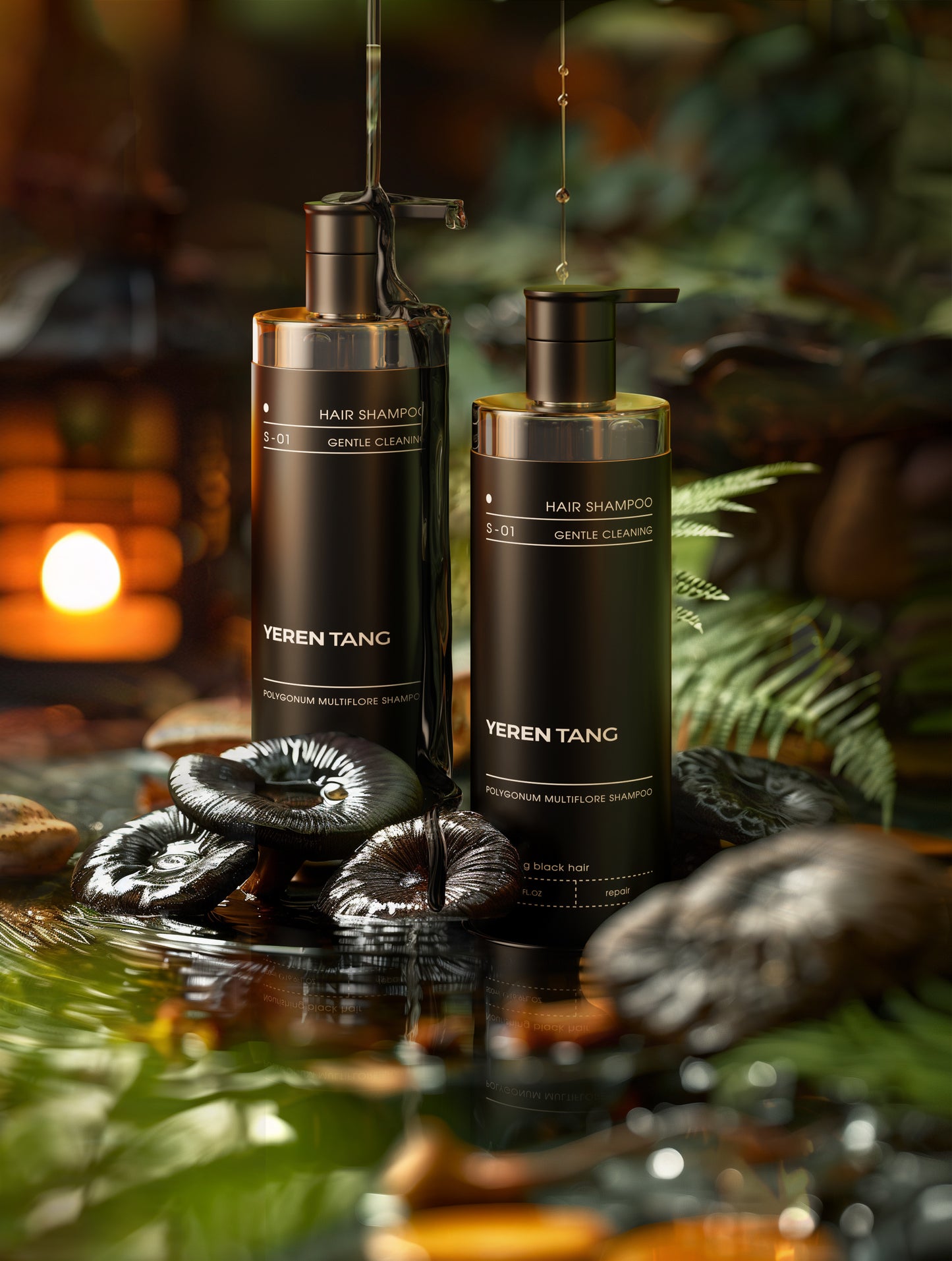 Yerentang White to Black Shampoo