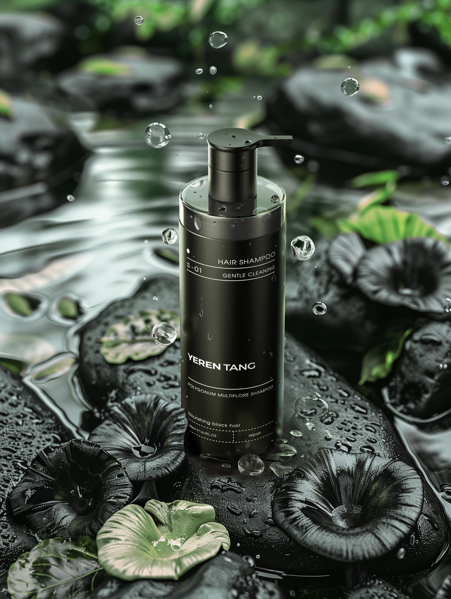 Yerentang White to Black Shampoo