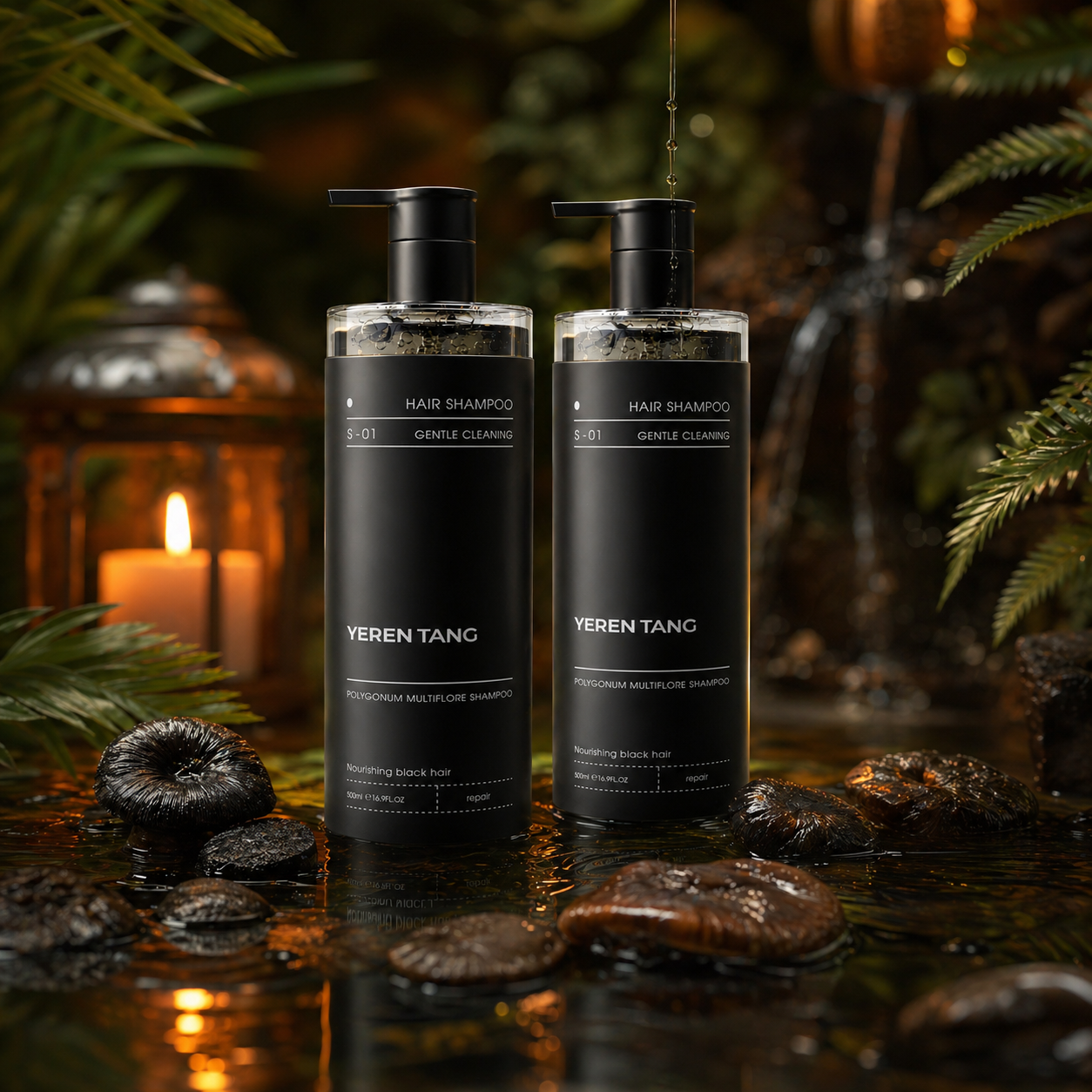 Yerentang White to Black Shampoo