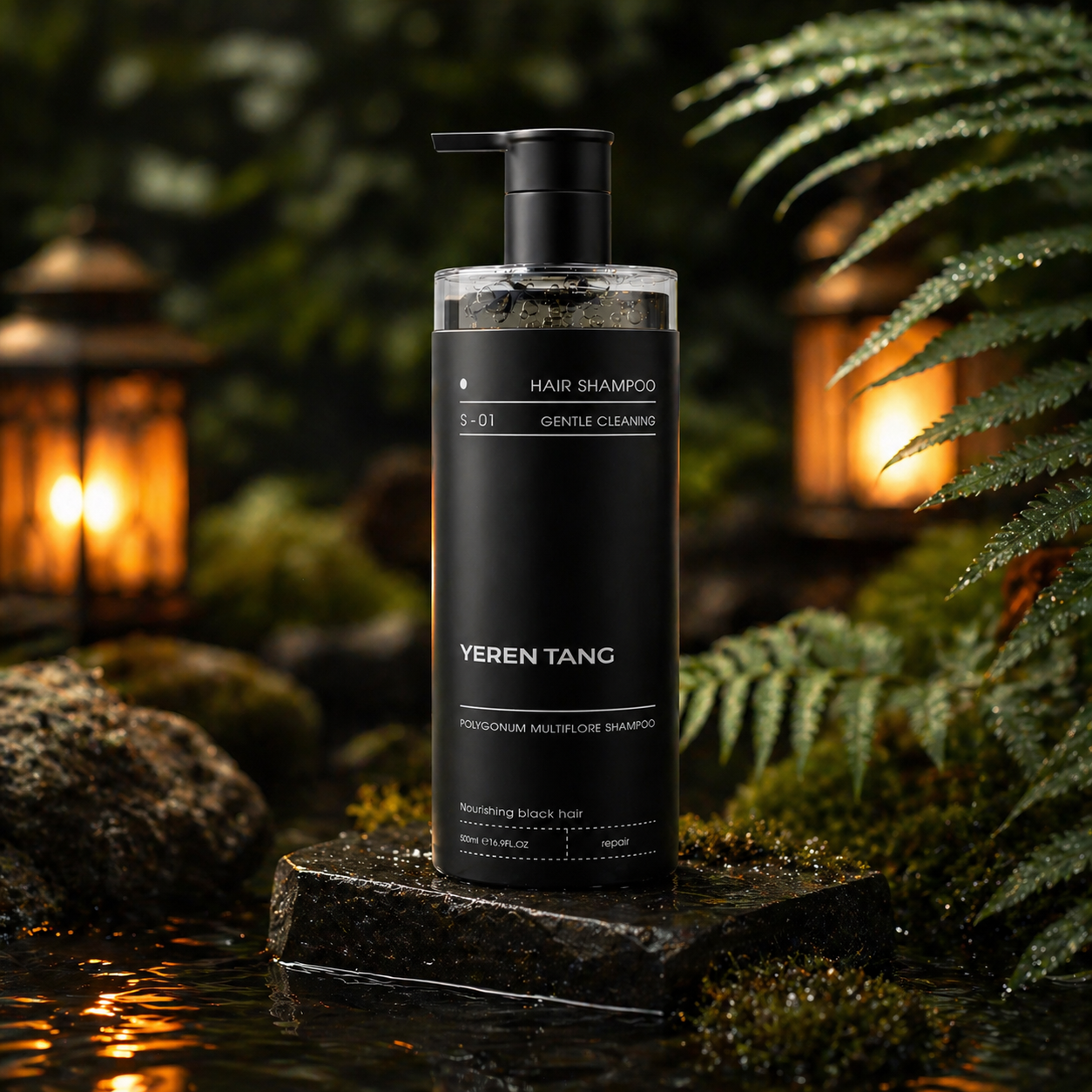 Yerentang White to Black Shampoo