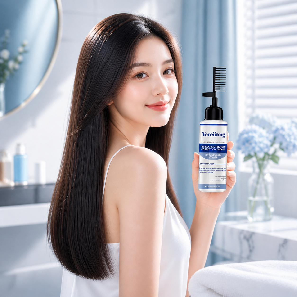 Yerentang hair straightening cream